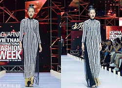 Á khôi Miss Photo Trần Đình Thạch Thảo 'biến hóa' với áo dài khi catwalk