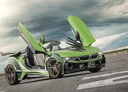 BMW I8 Roadster lột xác với dàn áo xanh nhám