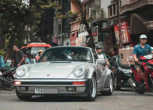 Đại gia Hải Phòng ra biển trắng cho Porsche 930 Turbo 30 năm tuổi độc nhất Việt Nam