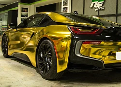 Ngắm BMW i8 'mạ vàng' của dân chơi Sài Gòn