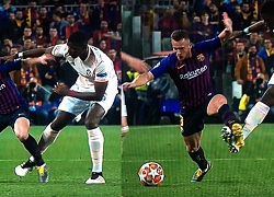 Paul Pogba ngáng chân cầu thủ Barca vì ức chế