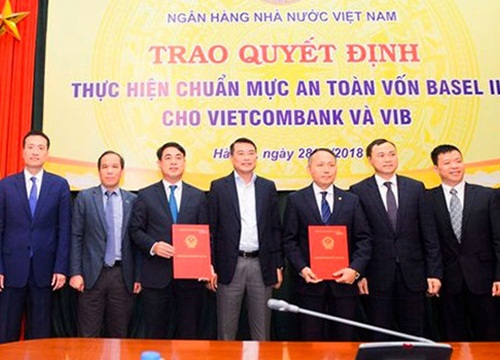 Thêm loạt ngân hàng nhận "chứng chỉ" tỷ lệ an toàn vốn đủ chuẩn Basel II