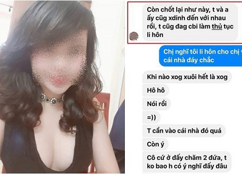 Đã có gia đình nhưng vẫn qua lại với người có vợ, cô bồ bị tố qua đêm với nhân tình còn chụp ảnh phòng ngủ làm "chiến tích"?