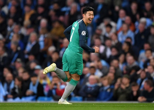 Ghi 2 bàn vào lưới Man City, Son Heung-min chính thức xô đổ kỷ lục của người châu Á tại Champions League