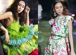 Giải Đồng Siêu mẫu 2018 Đông Hạ catwalk lả lướt như 'gió thoảng mây bay'