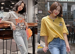 Mặc đẹp mỗi ngày: Mix áo phông style cho ngày cuối tuần