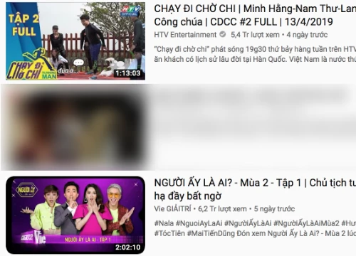 Running Man, Người ấy là ai, Giọng hát Việt... nối nhau trên bảng top trending, thời hoàng kim TV Show đã trở lại?
