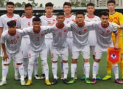 U18 Việt Nam thắng sát nút Singapore trận ra quân cúp Tứ hùng