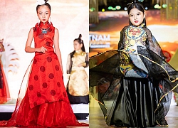 Dàn mẫu nhí trang điểm cầu kỳ, catwalk chuyên nghiệp như người lớn