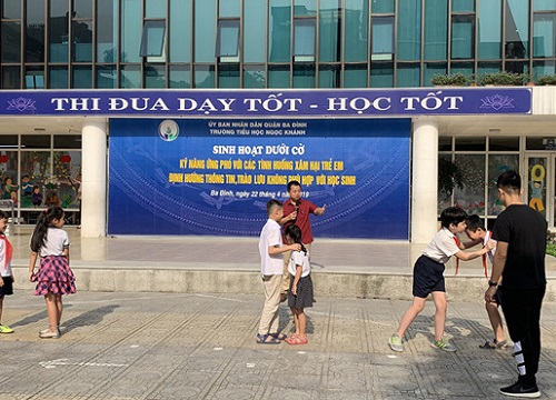 Hà Nội đồng loạt hướng dẫn học sinh tiểu học phòng chống bạo lực, xâm hại trẻ em