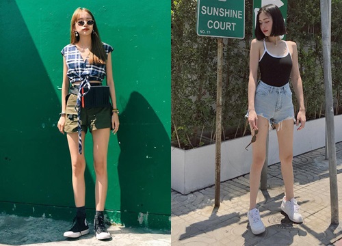 Chỉ 1 chiếc quần mà mix được tới 5 kiểu, jean shorts chính là item "đinh" của các nàng trong dịp nghỉ lễ