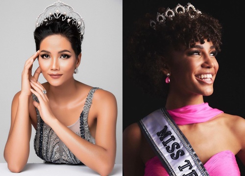 Phản ứng của H'Hen Niê trước nhan sắc của bạn thân và Tân Miss Teen USA