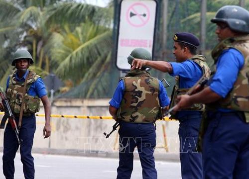 An ninh 'tận chân răng' bảo vệ Tổng thống Sri Lanka dự sự kiện