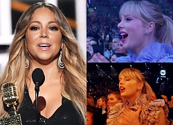 Khoảnh khắc fangirl thần thánh của Taylor Swift khi idol Mariah Carey lên nhận giải: Làm ơn hãy chú ý tới em đi!