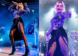 Rita Ora khoe chân thon nuột nà