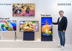 Samsung giới thiệu TV có thể xoay dọc màn hình để hiển thị nội dung từ màn hình smartphone