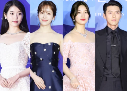 Siêu thảm đỏ khủng nhất lịch sử Baeksang: Suzy và IU xuất thần với đầm nữ hoàng, Hyun Bin dẫn đầu 50 sao Hàn quyền lực