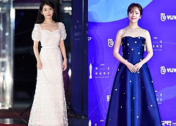 Thảm đỏ Baeksang lần thứ 55: Suzy, IU như công chúa; Honey Lee, Kim Hye Soo gợi cảm hết nấc