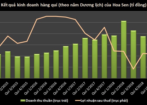 Tổng tài sản của Tập đoàn Hoa Sen 'bốc hơi' gần 2.900 tỉ ngay trong quý I/2019