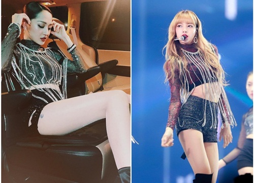 Bảo Anh diện trang phục mượn ý tưởng từ Lisa (BLACKPINK): Ai bốc lửa hơn ai?