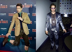 Hoa mắt với thời trang ngoài đời của &#8216;Iron Man&#8217; Robert Downey Jr: đố ai tìm được màu nào chú đây chưa thử?