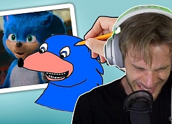 PewDiePie trổ tài "chỉnh sửa" tạo hình của Sonic trong bộ phim mới và kết quả như này đây