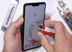 Sẽ thế nào khi "tra tấn" siêu phẩm LG G8 ThinQ bằng dao rọc giấy, hơ lửa và bẻ cong?