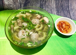 Canh khổ qua cá thác lác