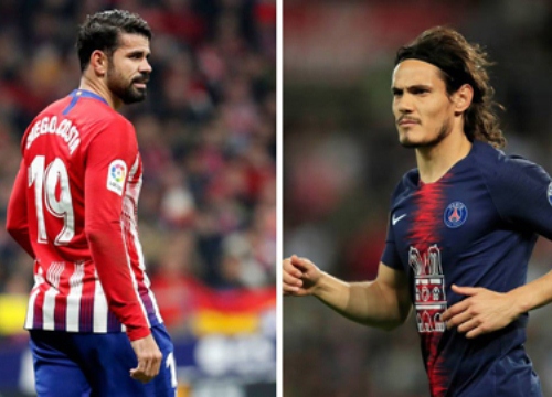 Cavani đồng ý sang Atletico nếu Costa chuyển tới Trung Quốc