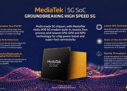 MediaTek công bố chip Helio M70 với modem 5G