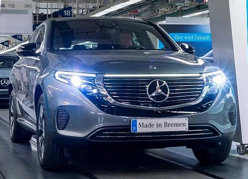 Bắt đầu sản xuất xe điện Mercedes-Benz EQC, giá thấp hơn đối thủ Audi e-tron