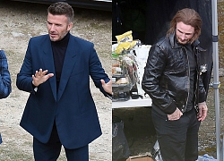 David Beckham trở nên già nua, "phát tướng" rõ rệt sau khi hóa trang