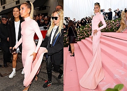 Hailey Baldwin 'bỏ rơi' Justin Bieber, khoe lưng trên trên thảm đỏ Met Gala