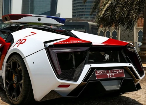 Lykan hypersport chính thức vào biên chế của cảnh sát abu dhabi