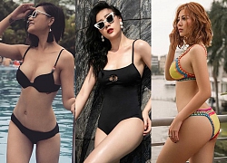 Mỹ nhân "Vũ trụ VTV" thả dáng với bikini: Ít khi khoe nhưng body cũng "rất gì và này nọ", gợi cảm chẳng kém ai