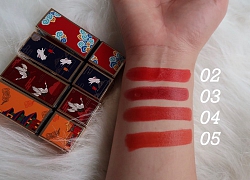 [Review& Swatch] LEEZI BEAUTY COLOR LIPSTICKS: Có kém cạnh gì so với "đàn chị đàn em"?