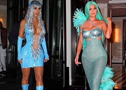 Tiệc hậu Met Gala 2019: Kim Kardashian và Kylie diện váy diêm dúa khoe vòng 1 ngồn ngộn, Kendall lộ chân siêu dài