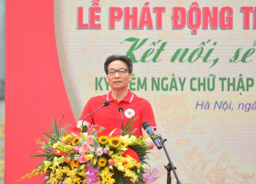 Phó Thủ tướng Vũ Đức Đam: Hoạt động nhân đạo thực hiện mọi nơi, mọi lúc và mãi mãi