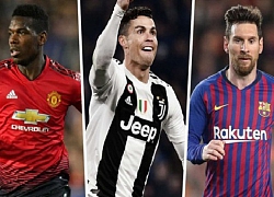 Pogba lấy Ronaldo và Messi làm bình phong cho những lời chỉ trích