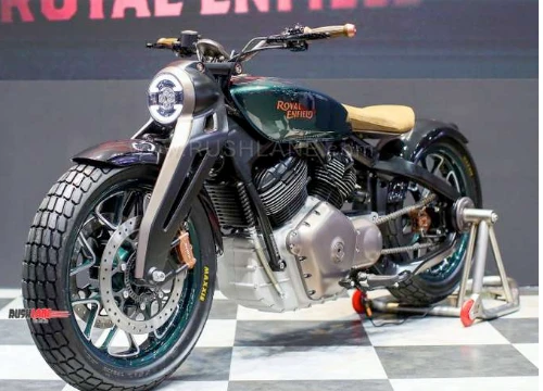 Royal Enfield Meteor mang thiết kế Bobber sắp ra mắt