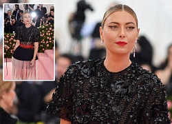 Sharapova diện váy xuyên thấu trên thảm đỏ Met Gala