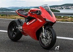 Thiết kế xe mô tô điện Ducati Elettrico xuất hiện khiến "fan" vô cùng phấn khích