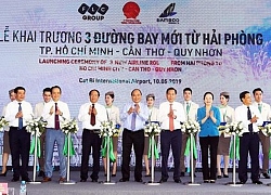 Thủ tướng Nguyễn Xuân Phúc cắt băng khai trương 3 đường bay mới của Bamboo Airways