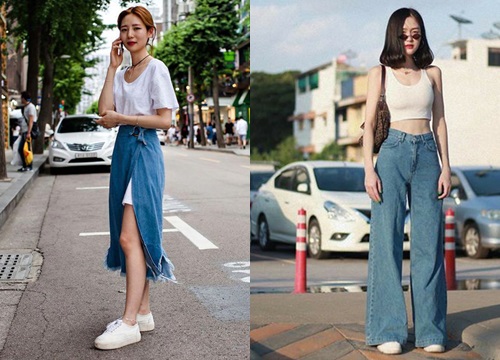 Trang phục jean và denim cho ngày cuối tuần