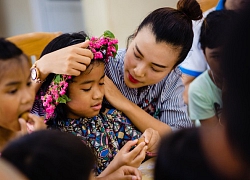 Á hậu Hoàng Oanh bất ngờ tiết lộ có 10 người con nuôi tại Huế