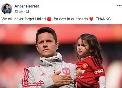 Ander Herrera xúc động trong ngày chia tay Man Utd