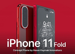 Ngả mũ trước vẻ đẹp của iPhone 11 Fold với màn hình gập được