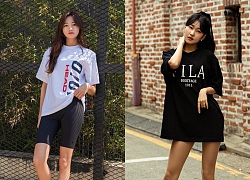 Street style của giới trẻ Hàn tuần qua chứng minh áo phông luôn là item lý tưởng của mùa hè