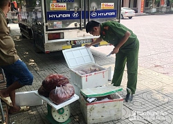 Thu giữ gần 100kg nội tạng trên đường lên miền núi Nghệ An tiêu thụ