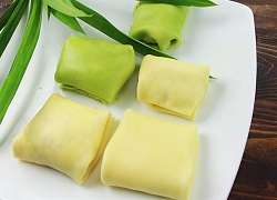 Bánh crepe kem sầu riêng thơm ngon khó cưỡng